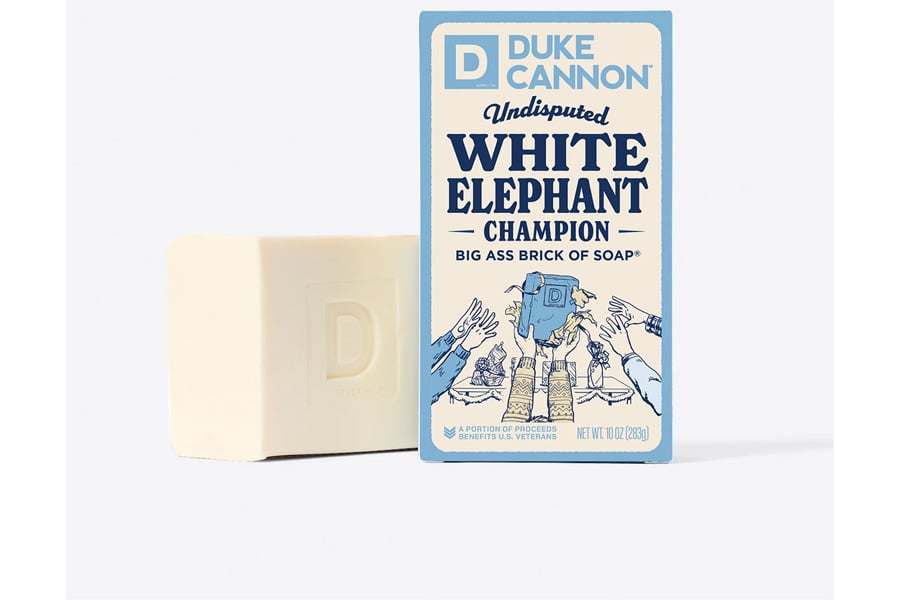 Duke Cannon Big Ass Brick of Soap White Elephant Champion