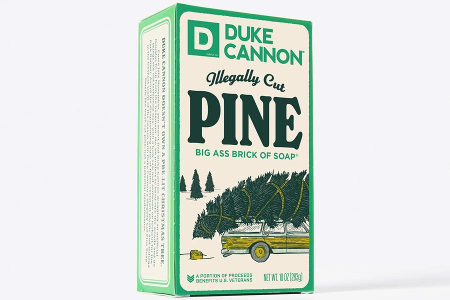 Duke Cannon Big Ass Brick of Soap Illegally Cut Pine
