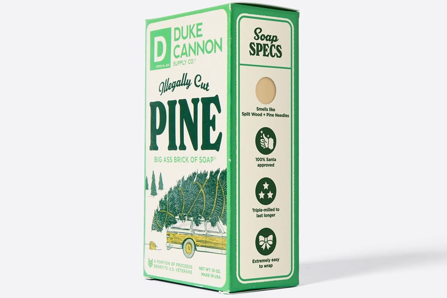 Duke Cannon Big Ass Brick of Soap Illegally Cut Pine