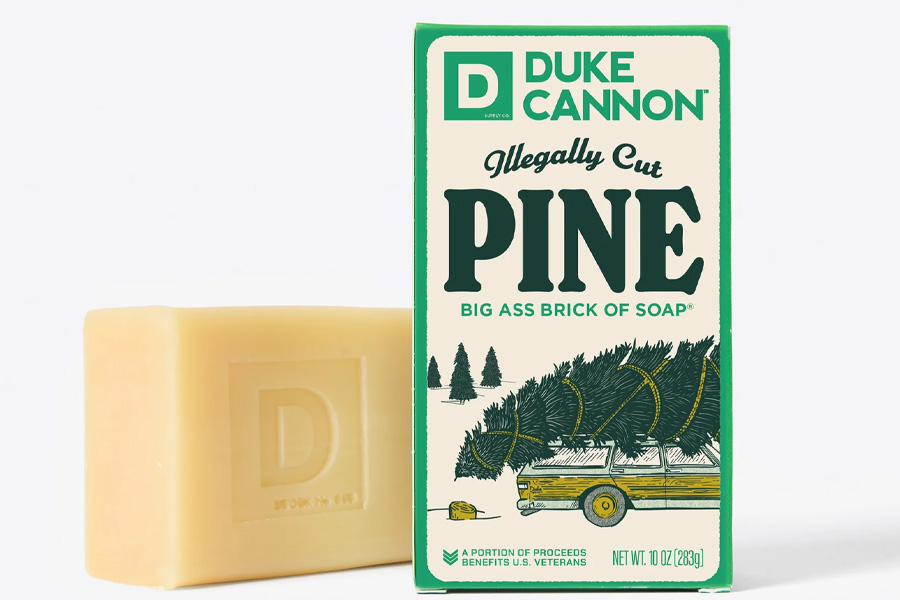 Duke Cannon Big Ass Brick of Soap Illegally Cut Pine