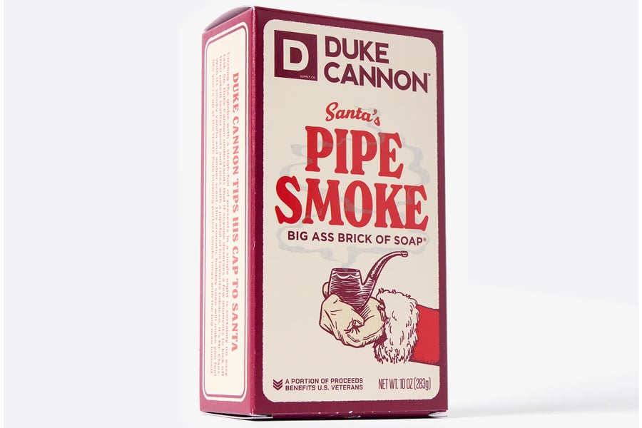 Duke Cannon Big Ass Brick of Soap Santa's Pipe Smoke