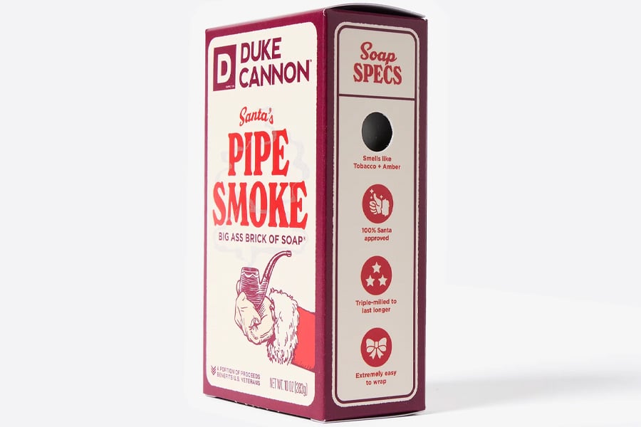 Duke Cannon Big Ass Brick of Soap Santa's Pipe Smoke