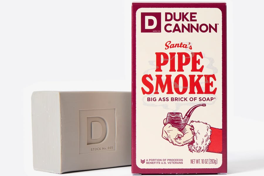 Duke Cannon Big Ass Brick of Soap Santa's Pipe Smoke