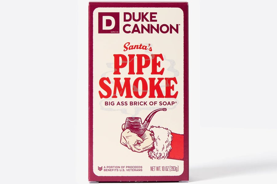 Duke Cannon Big Ass Brick of Soap Santa's Pipe Smoke