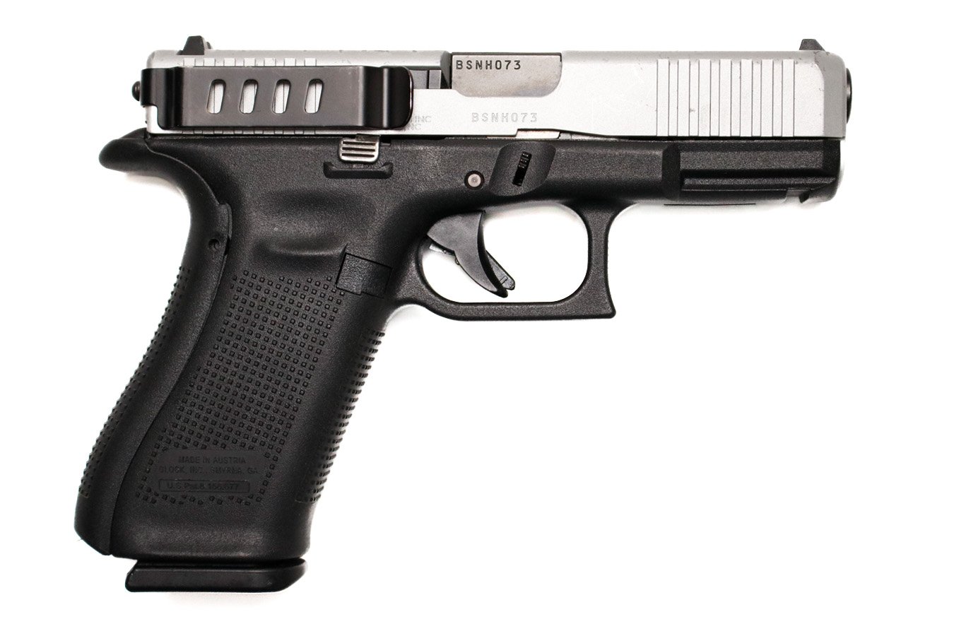 GLOCK 45 9mm Police Trade-In Pistol with Stainless Slide
