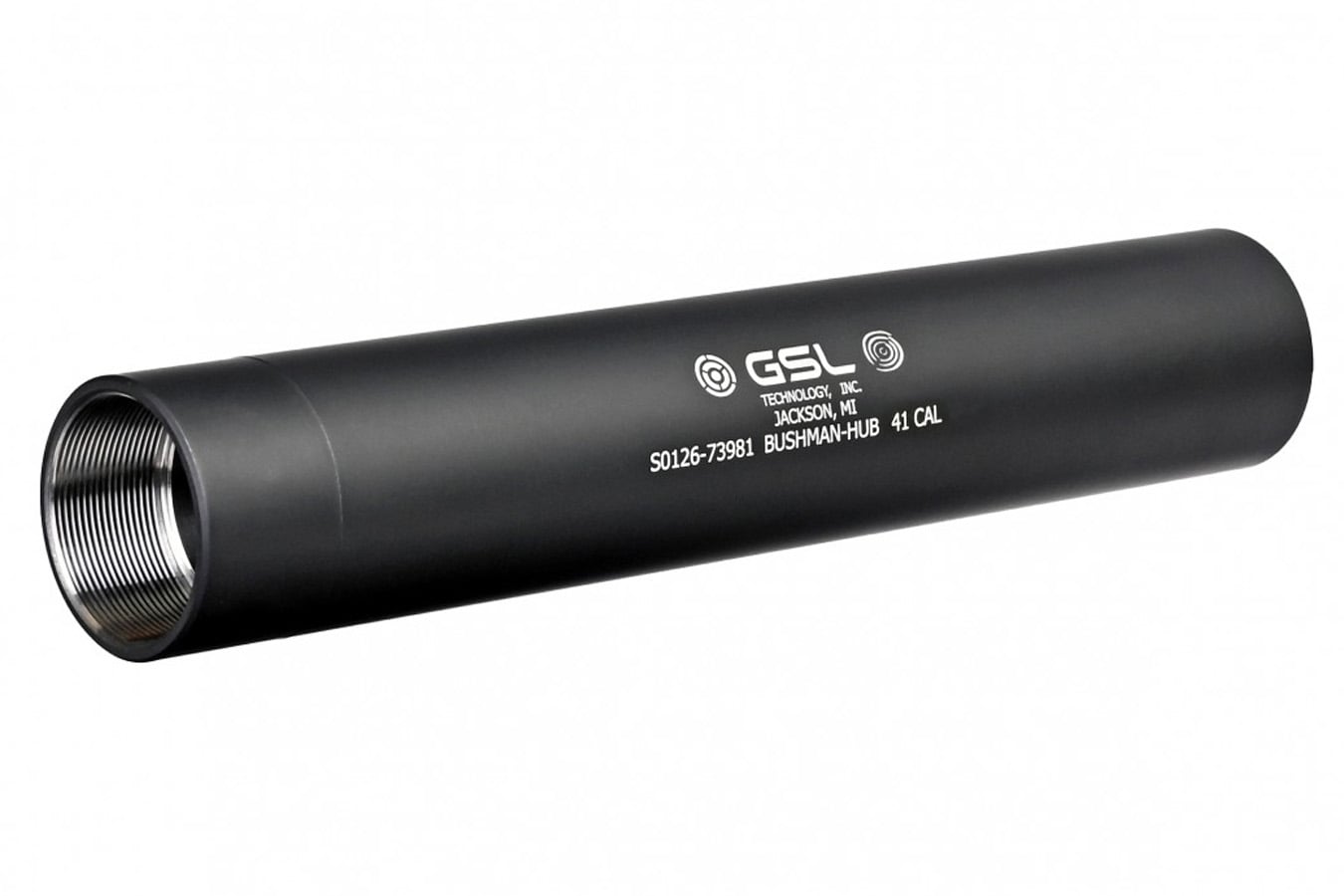 GSL TECHNOLOGY Bushman-41 .410 Cal Suppressor (No Adapter Included)