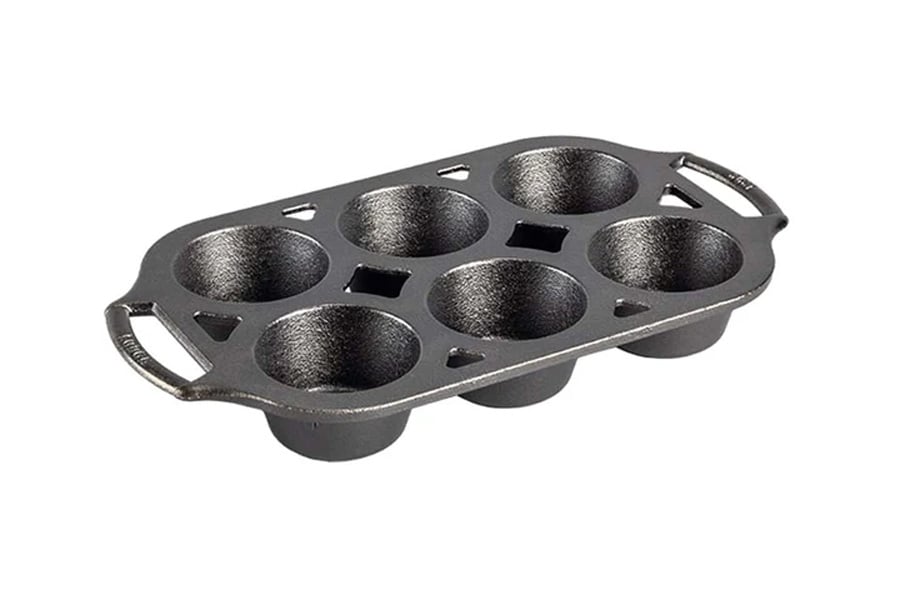 Lodge Cookware Seasoned Cast Iron Muffin Pan