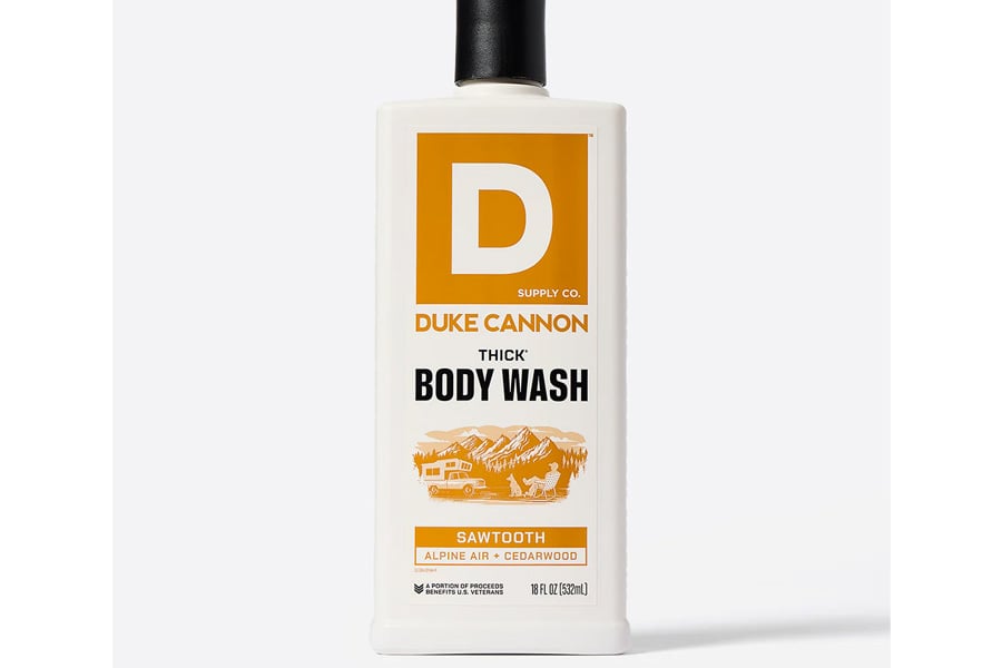 Duke Cannon Thick Sawtooth Body Wash, Alpine Air and Cedarwood