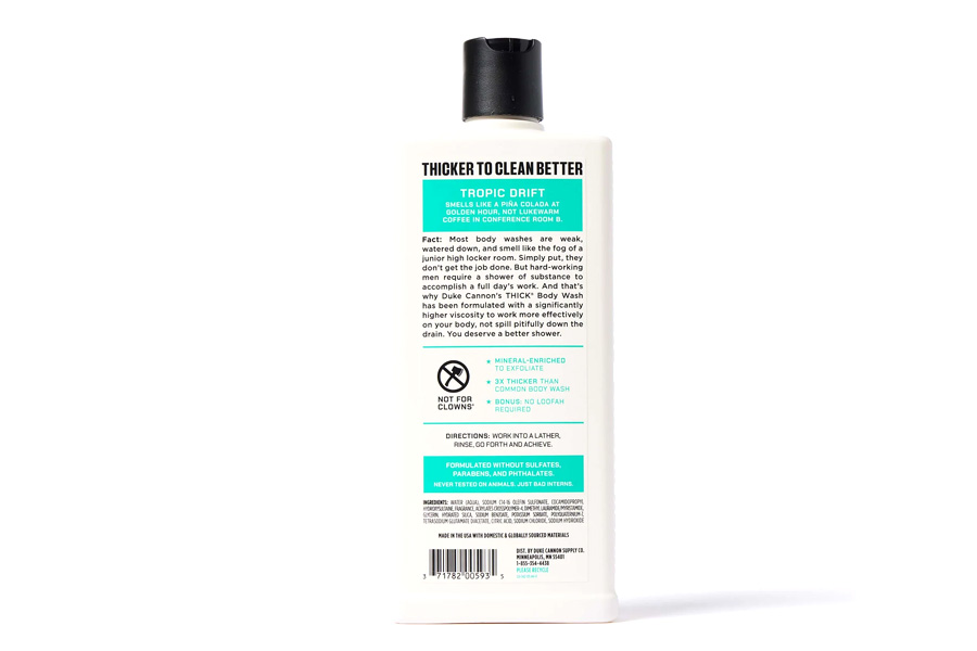 Duke Cannon Thick Body Wash Tropic Drift