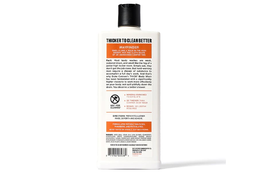Duke Cannon Thick Wayfinder Body Wash