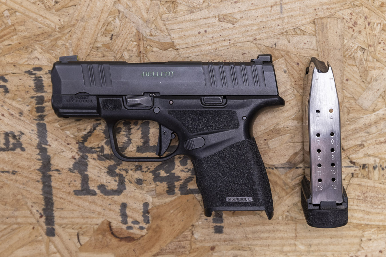 SPRINGFIELD Hellcat 9mm Police Trade-In Micro-Compact Pistol 