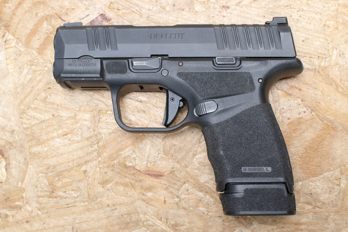 SPRINGFIELD Hellcat 9mm Police Trade-In Micro-Compact Pistol with Extended Magazine