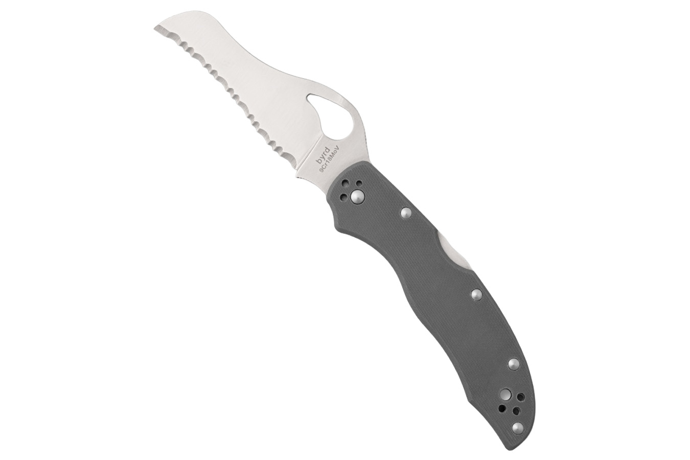 Spyderco Gooney Lockback Knife - Gray