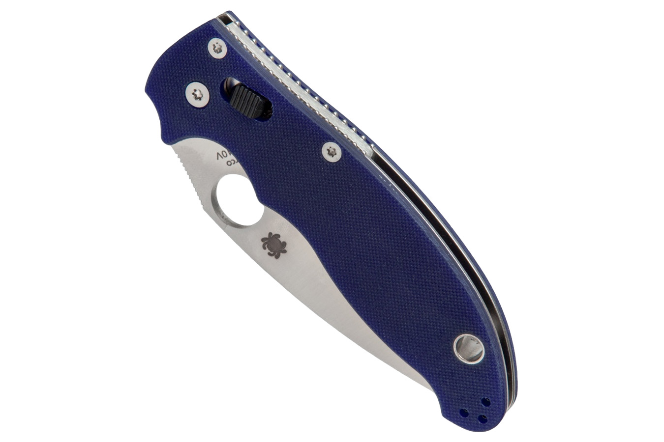 Spyderco Manix 2 G-10 Folding Pocket Knife - Dark Blue
