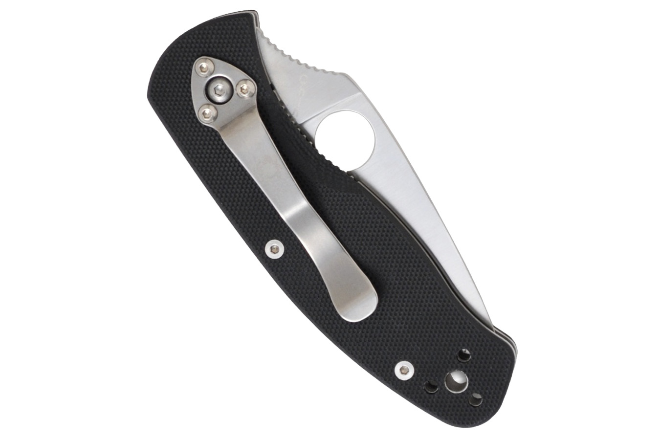 Spyderco Persistence G-10 Folding Pocket Knife - Black