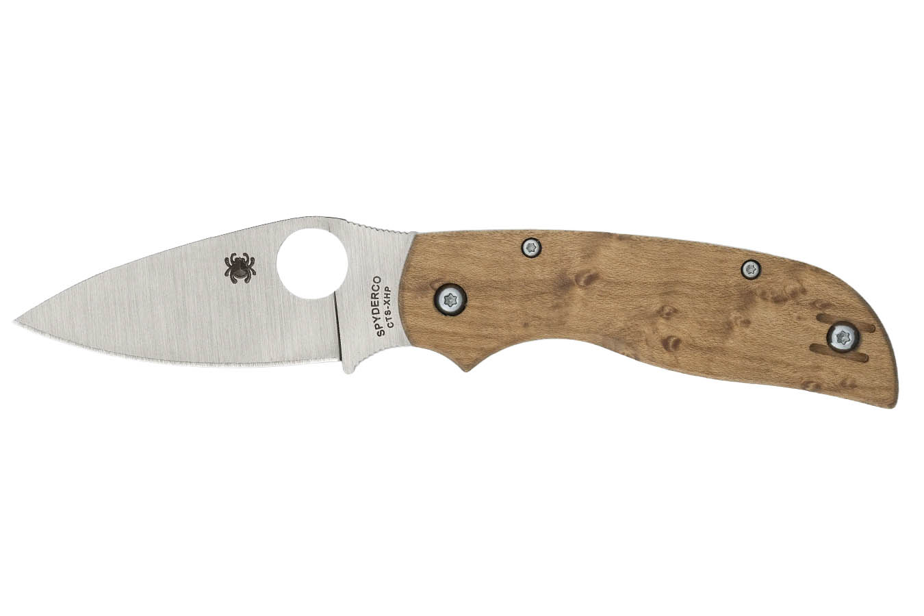 Spyderco Chaparral SLIPIT Birdseye Maple Folding Knife