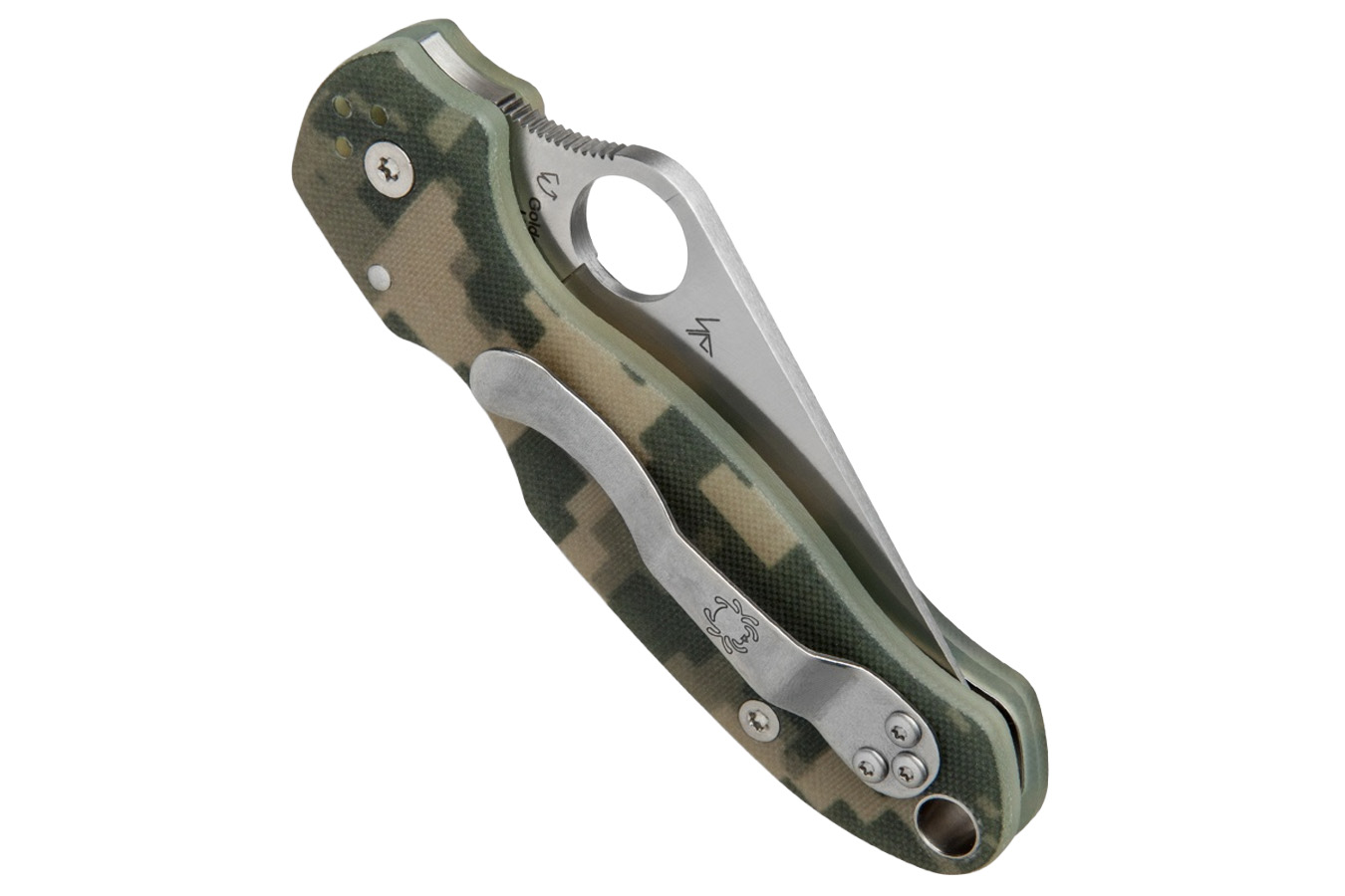 Spyderco Para 3 Compression Lock Folding Pocket Knife - Camo
