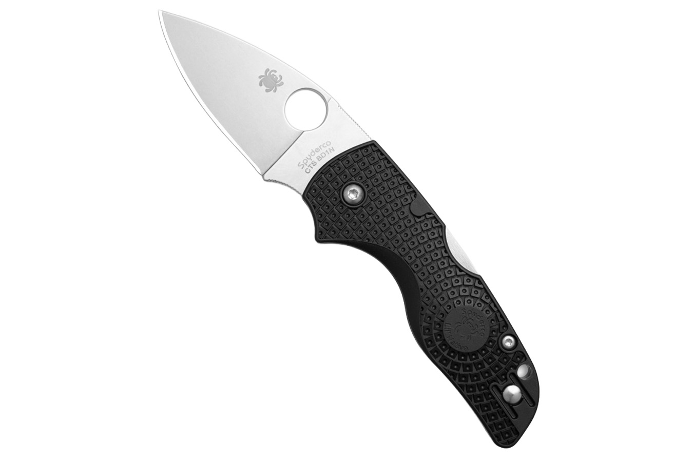 Spyderco Lil' Native Lightweight Folding Pocket Knife - Black