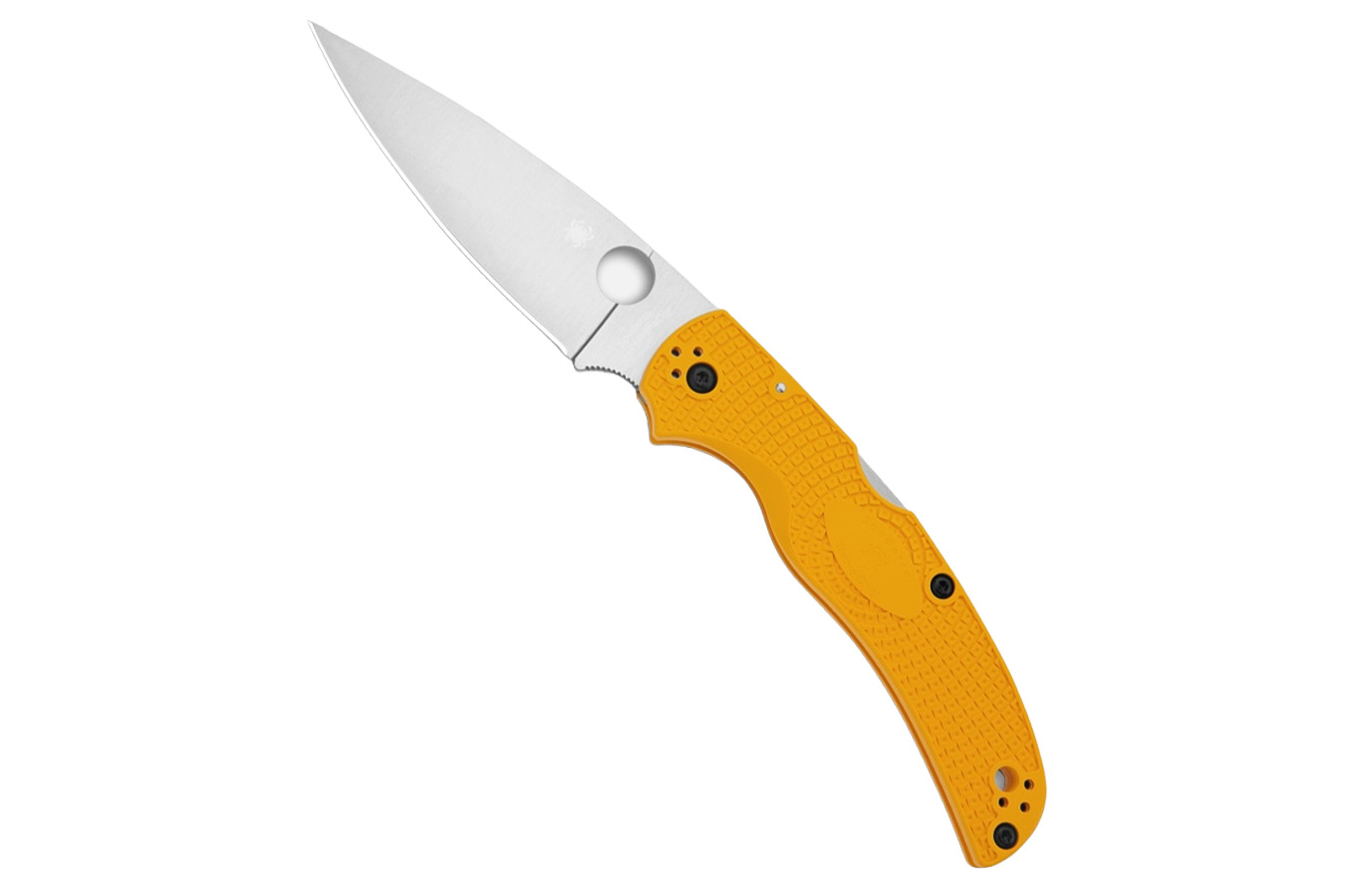Spyderco Native Chief Lightweight Folding Pocket Knife - Salt Yellow
