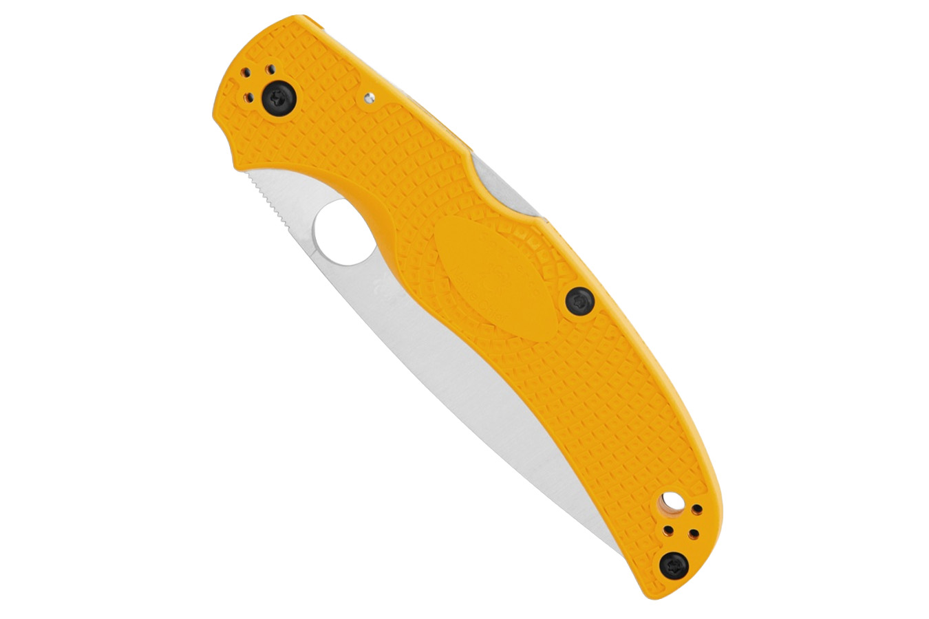 Spyderco Native Chief Lightweight Folding Pocket Knife - Salt Yellow