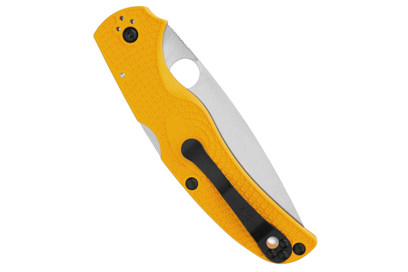 Spyderco Native Chief Lightweight Folding Pocket Knife - Salt Yellow
