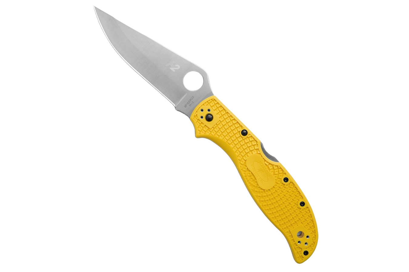 Spyderco Stretch 2 XL Lightweight Folding Pocket Knife - Salt Yellow