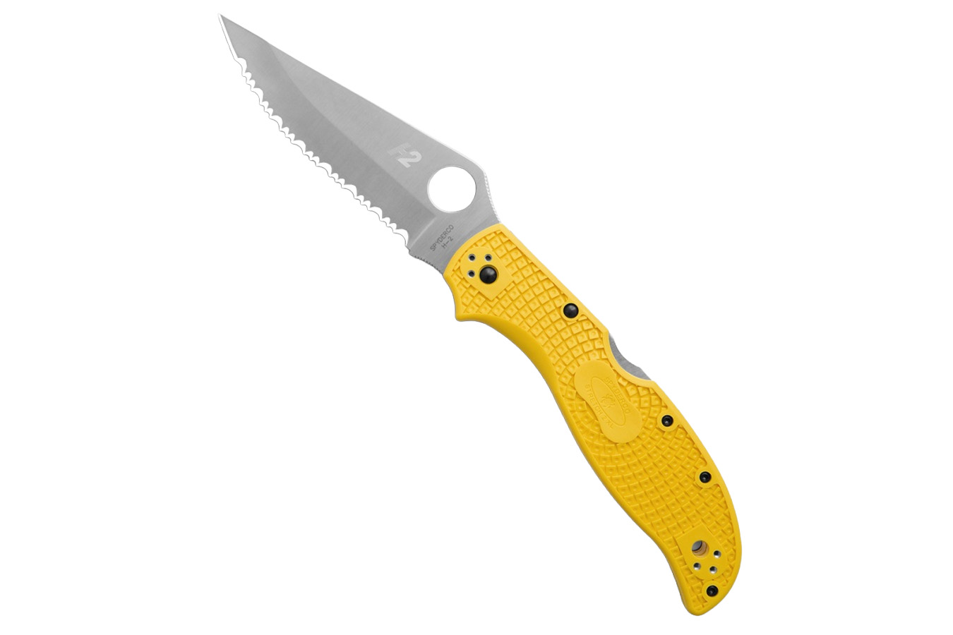 Spyderco Native Chief Lightweight Folding Pocket Knife - Salt Yellow