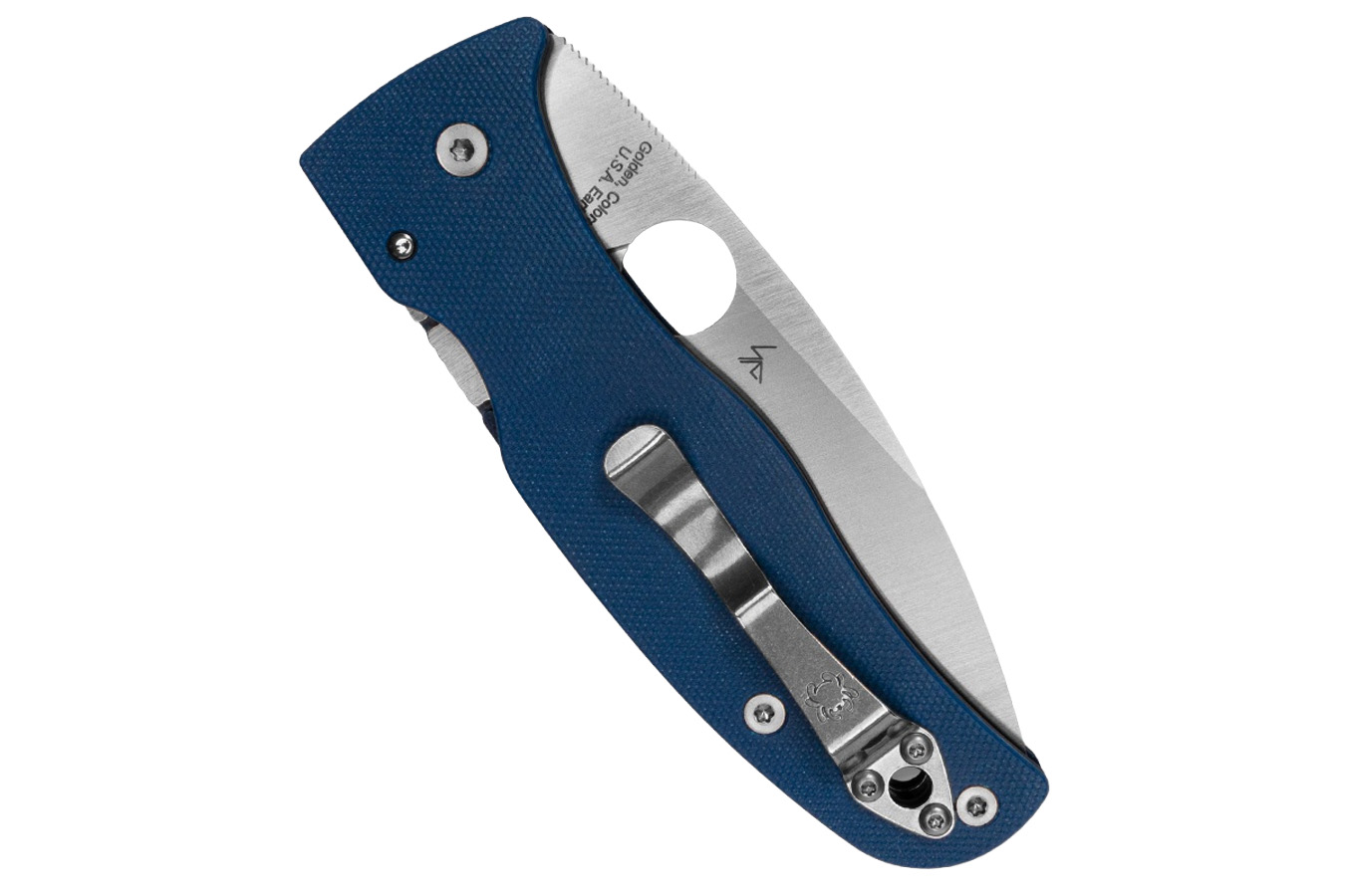 Spyderco Bodacious Compression Lock Pocket Folding Knife - Blue