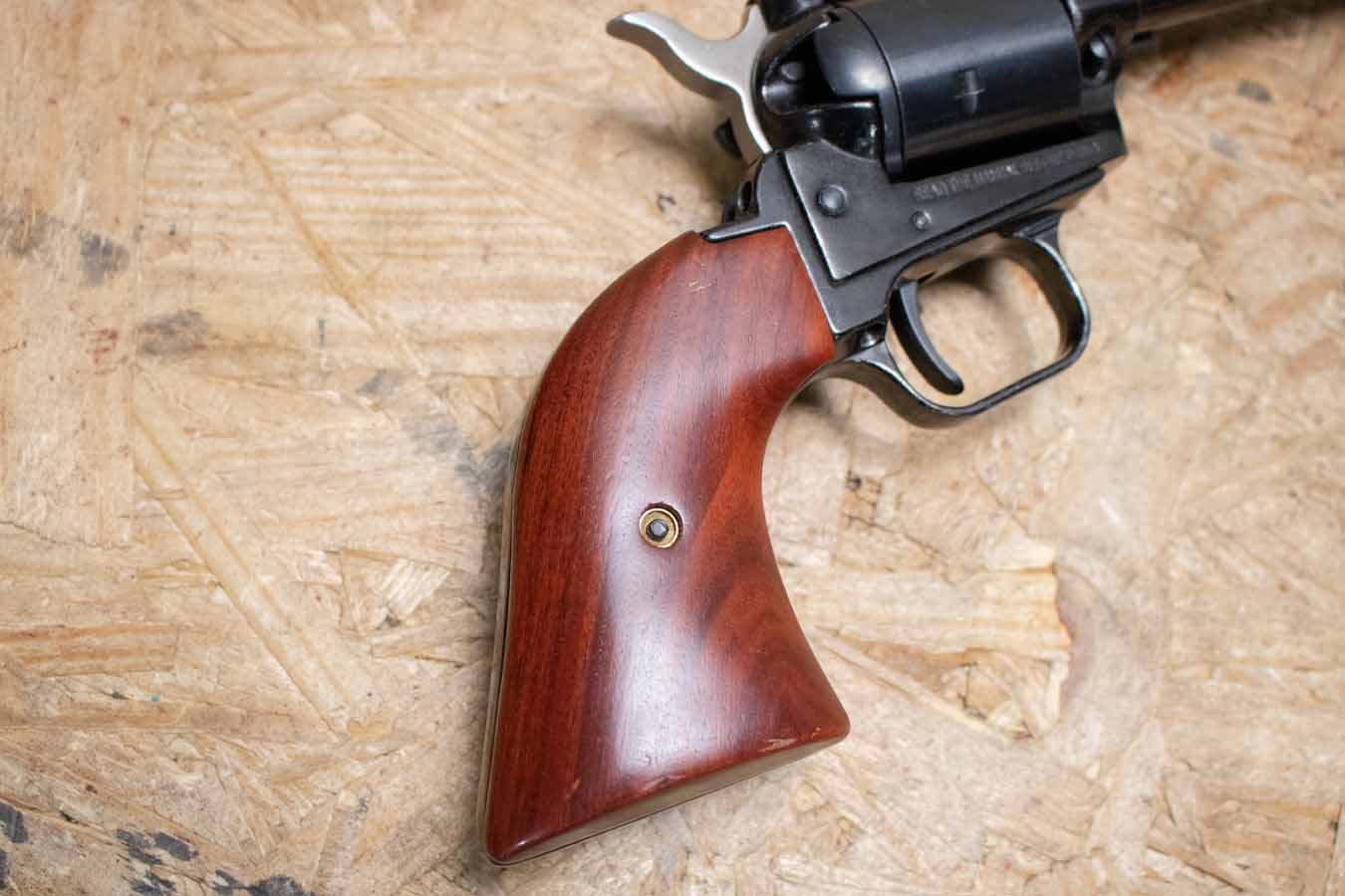 HERITAGE Rough Rider 22LR Single-Action Police Trade-In Revolver with Wood Grips