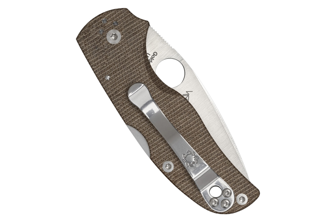Spyderco Native 5 Lockback Knife - Brown