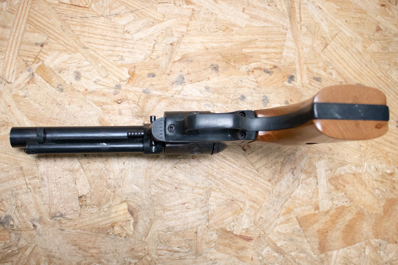 TANFOGLIO TA-76 22LR Single-Action Police Trade-In Revolver with Wood Grips