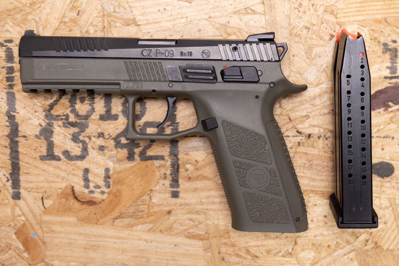 CZ P-09 9mm Police Trade-In Pistol Two-Tone Finish
