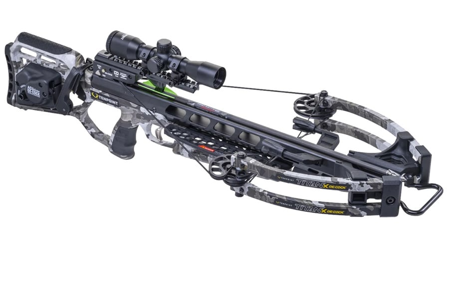 Ten Point Titan X De-Cock Silent ACUdraw Vektra Pro-View 400 Scope Camo