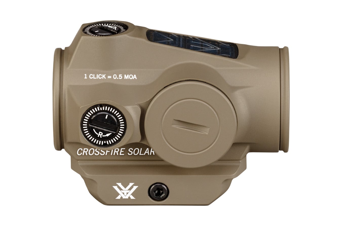 Vortex Crossfire II 2 MOA Red Dot with Solar Backup and FDE Finish