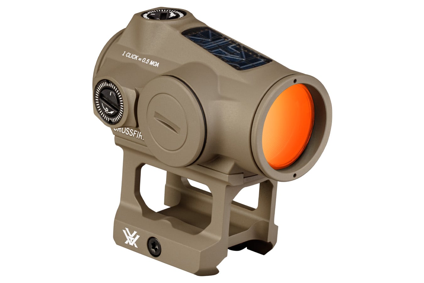 Vortex Crossfire II 2 MOA Red Dot with Solar Backup and FDE Finish