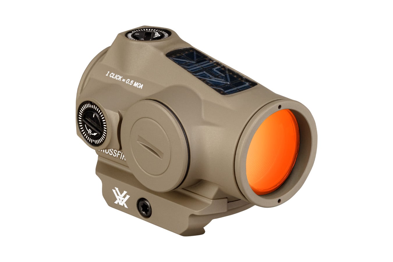 Vortex Crossfire II 2 MOA Red Dot with Solar Backup and FDE Finish