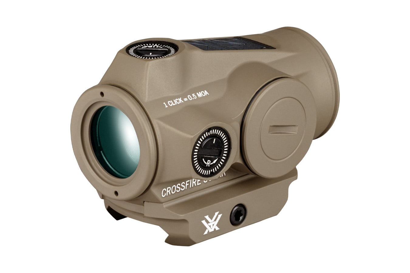 Vortex Crossfire II 2 MOA Red Dot with Solar Backup and FDE Finish