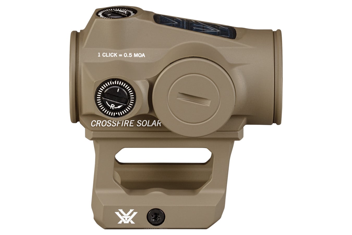 Vortex Crossfire II 2 MOA Red Dot with Solar Backup and FDE Finish
