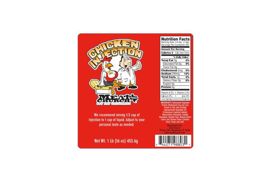 MEAT CHURCH T-Bird's Chicken Injection 16 oz