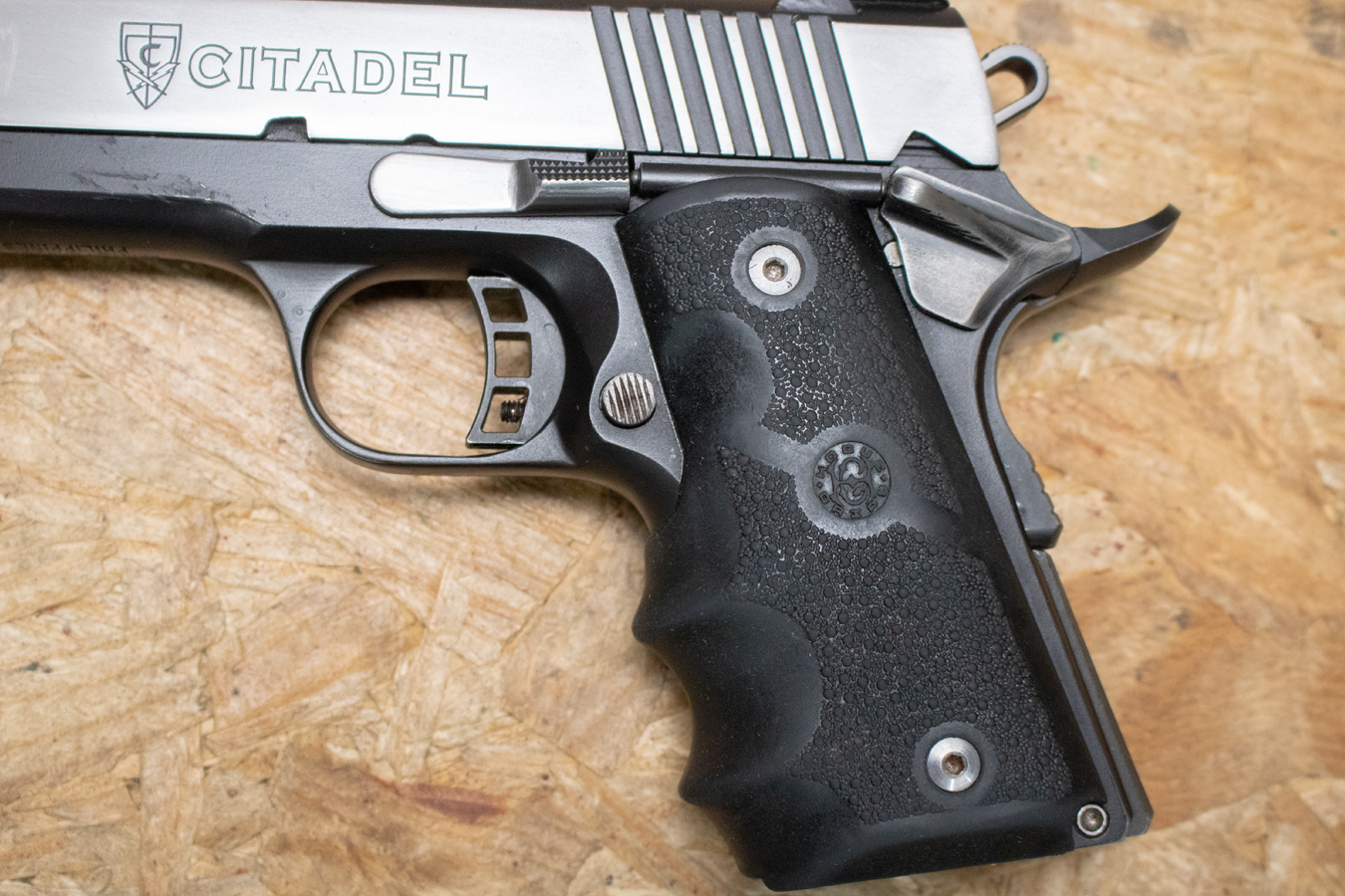 CITADEL M1911-A1CS 45ACP Compact Police Trade-In Pistol with Hogue Grips (Magazine Not Included)