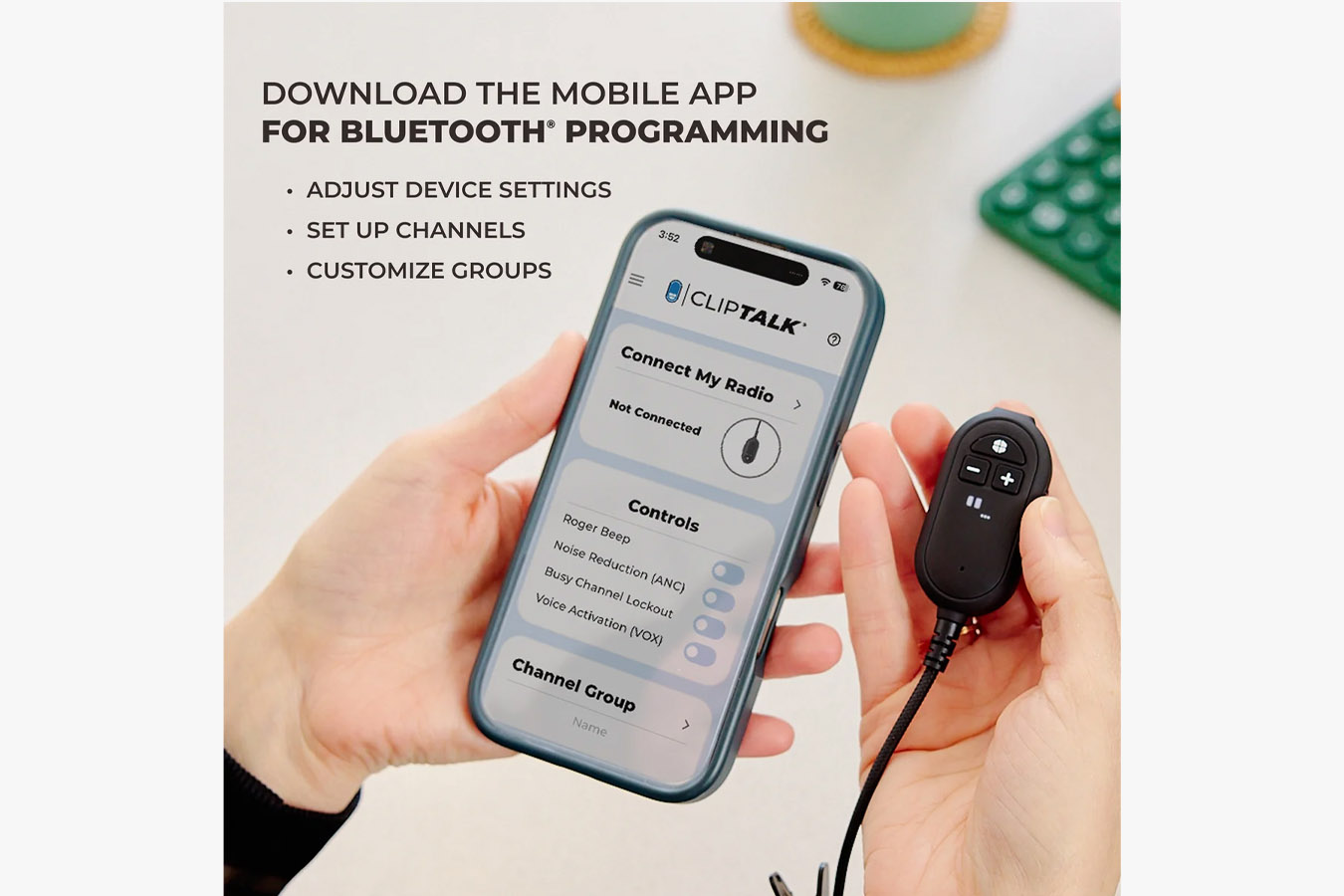 MIDLAND ClipTalk Micro Two-Way Radio - 2 Sets