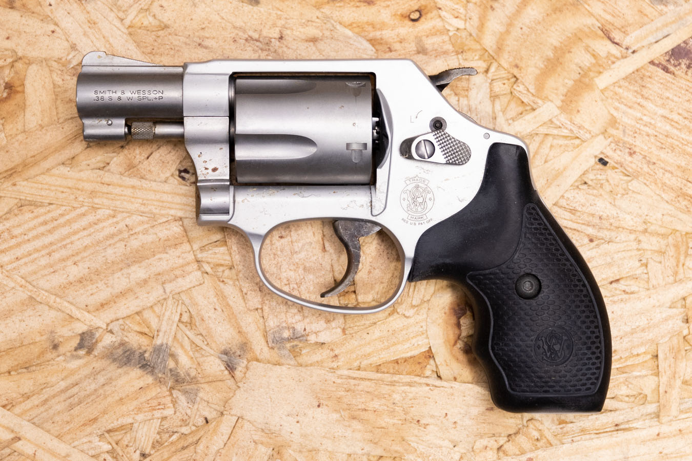 SMITH AND WESSON 637-2 Airweight 38 Special+P Police Trade-In Revolver