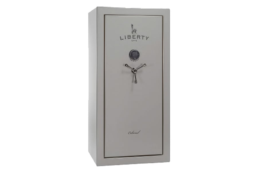 Liberty Colonial 23 Glacial White Textured Finish Safe with E-Lock