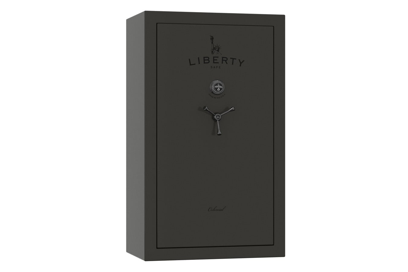 Liberty Colonial 30 Pro Flex Gray Marble Finish Safe with Black Chrome E-Lock