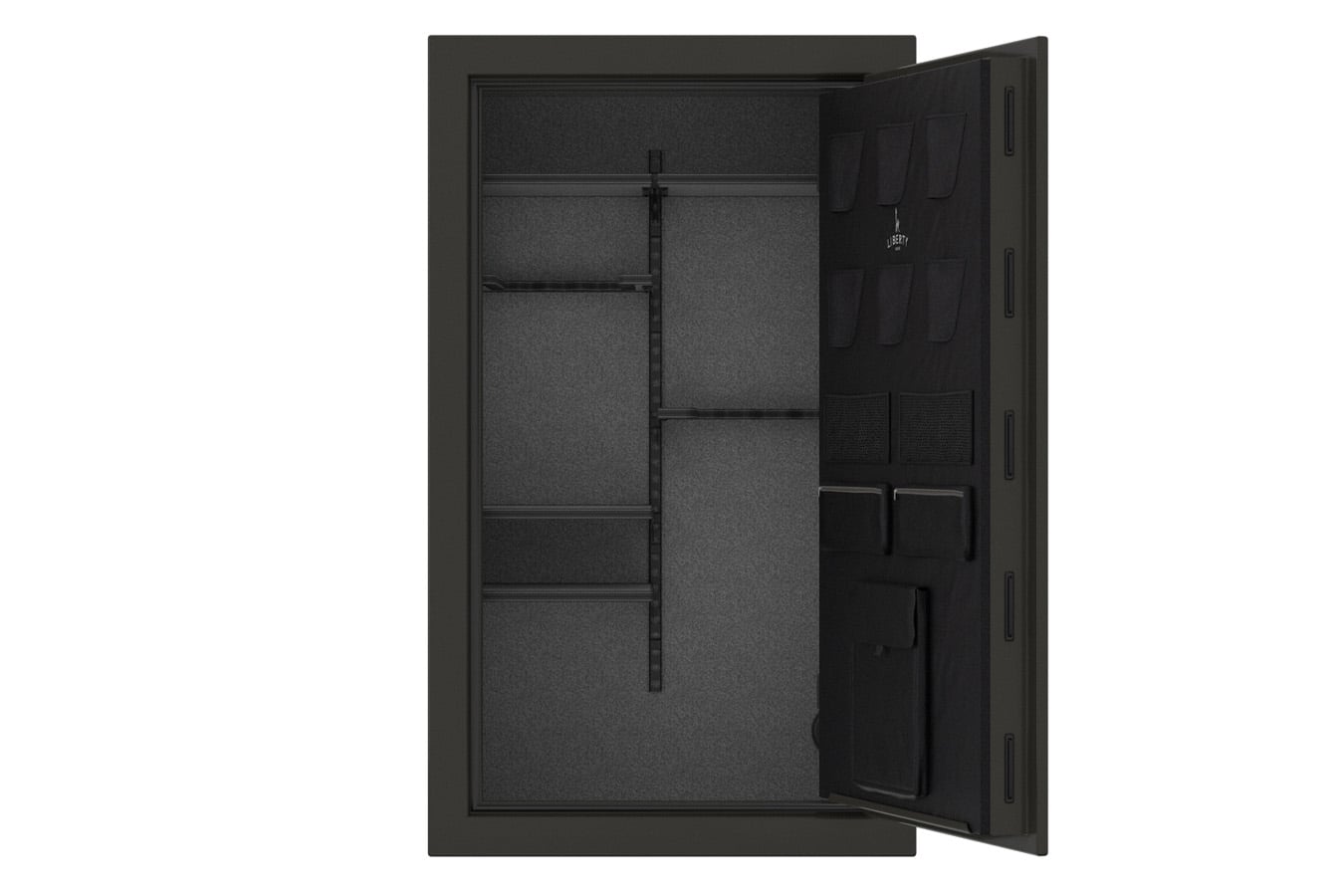 Liberty Colonial 30 Pro Flex Gray Marble Finish Safe with Black Chrome E-Lock
