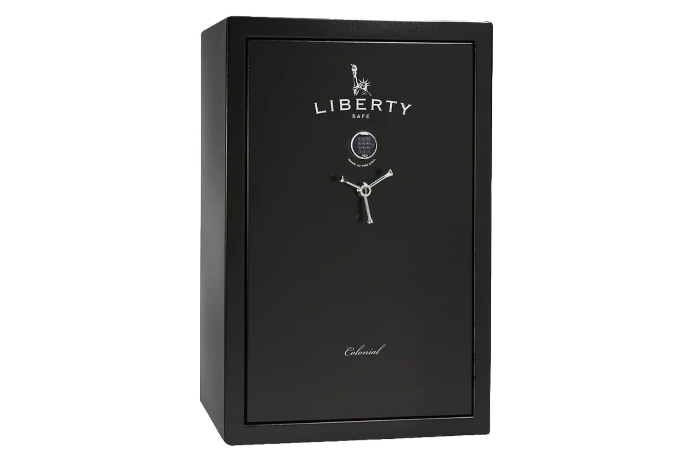 Liberty Colonial 35 Black Textured Finish Safe with Chrome E-Lock