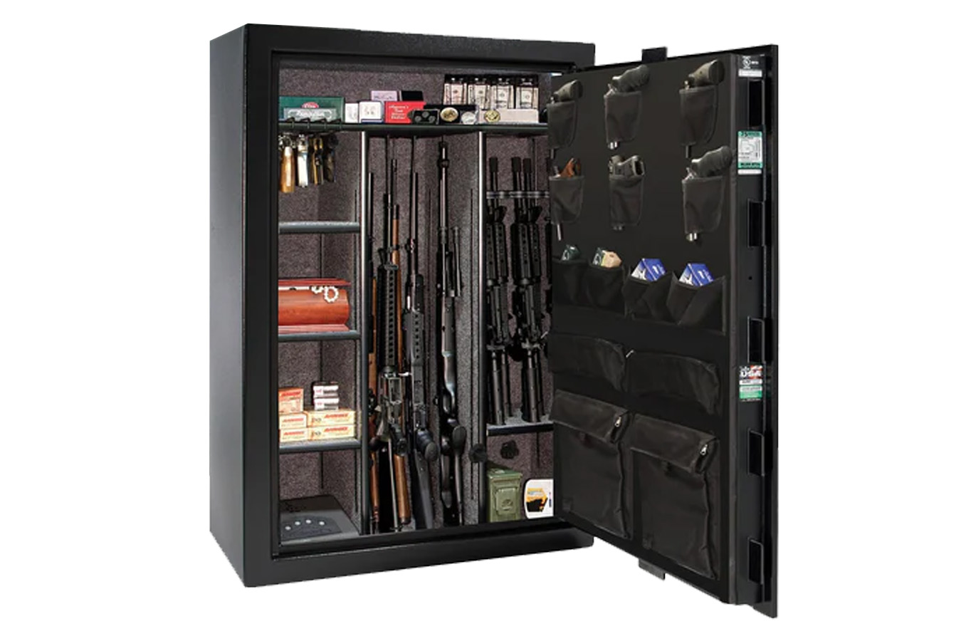 Liberty Colonial 35 Black Textured Finish Safe with Chrome E-Lock