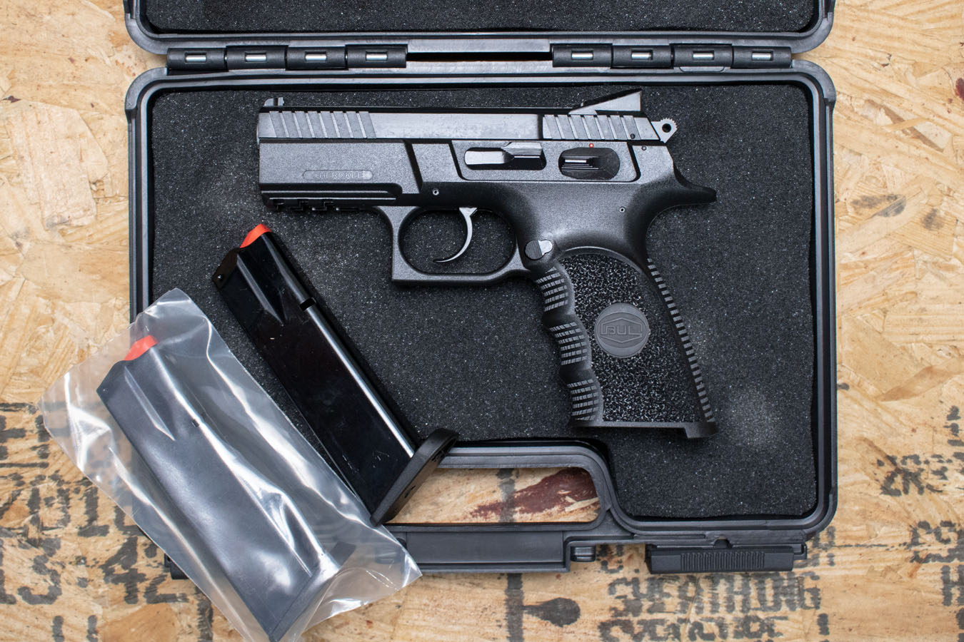 BUL Cherokee Compact 9mm Used Trade-In Pistol w/Two Mags, Case