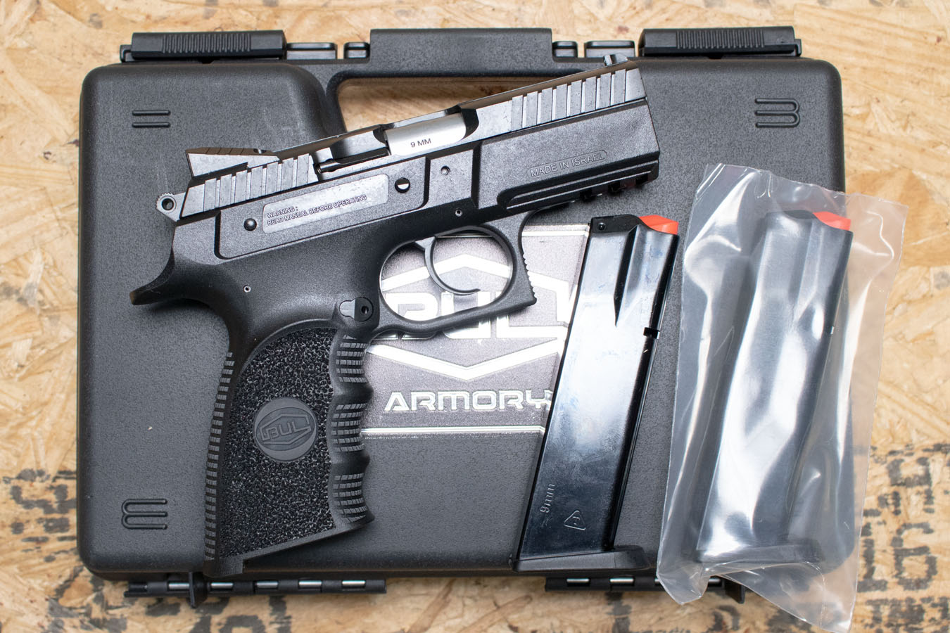 BUL Cherokee Compact 9mm Used Trade-In Pistol w/Two Mags, Case