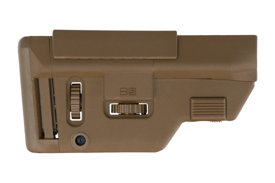 B5 SYSTEMS Collapsible Precision Stock Medium - Coyote Brown